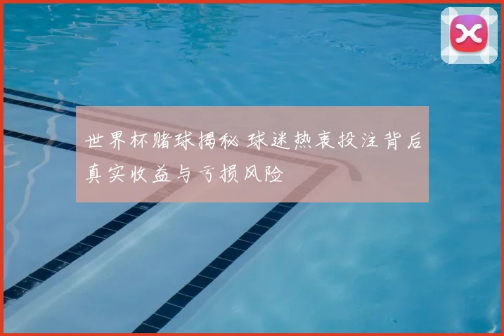 世界杯赌球揭秘 球迷热衷投注背后真实收益与亏损风险